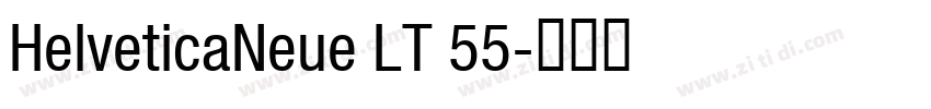 HelveticaNeue LT 55字体转换